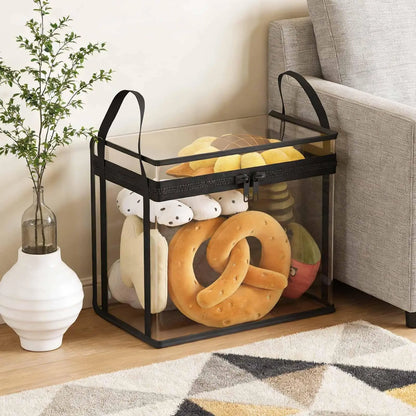 🏡 Clear the Mess Fast – Large Transparent Storage Bins for Clothes, Toys & More