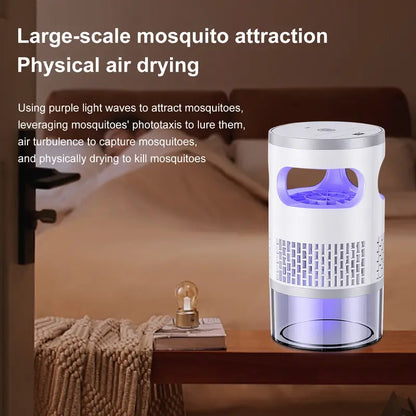 🦟Indoor Insect Trap with Light and Suction Non Zapper Flying Bug Catcher🔇🌙-Rush