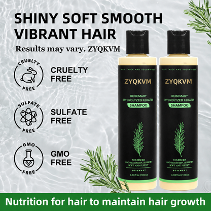 🔥LAST DAY 50% OFF - 🌿ZYQKVM® Organic Rosemary Hair Growth Shampoo