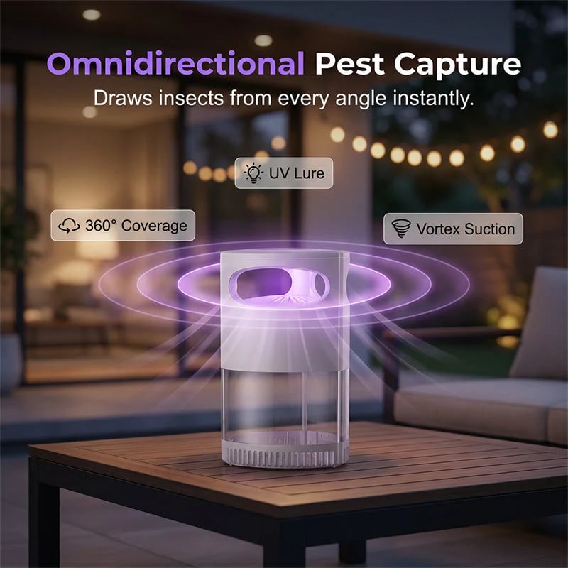🦟UV Mosquito Killer Lamp – quiet, USB, chemical-free. 50K+ sold! 🔇🌙