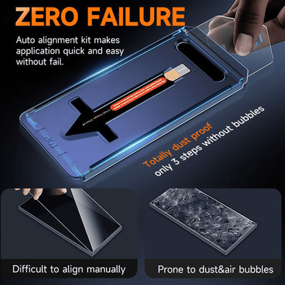 📱2026 New Premium 9H Tempered Glass Suitable For Samsung Series- Dust Free Without Bubbles