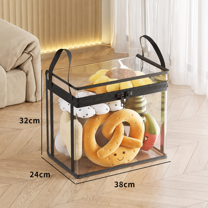 🏡 Clear the Mess Fast – Large Transparent Storage Bins for Clothes, Toys & More