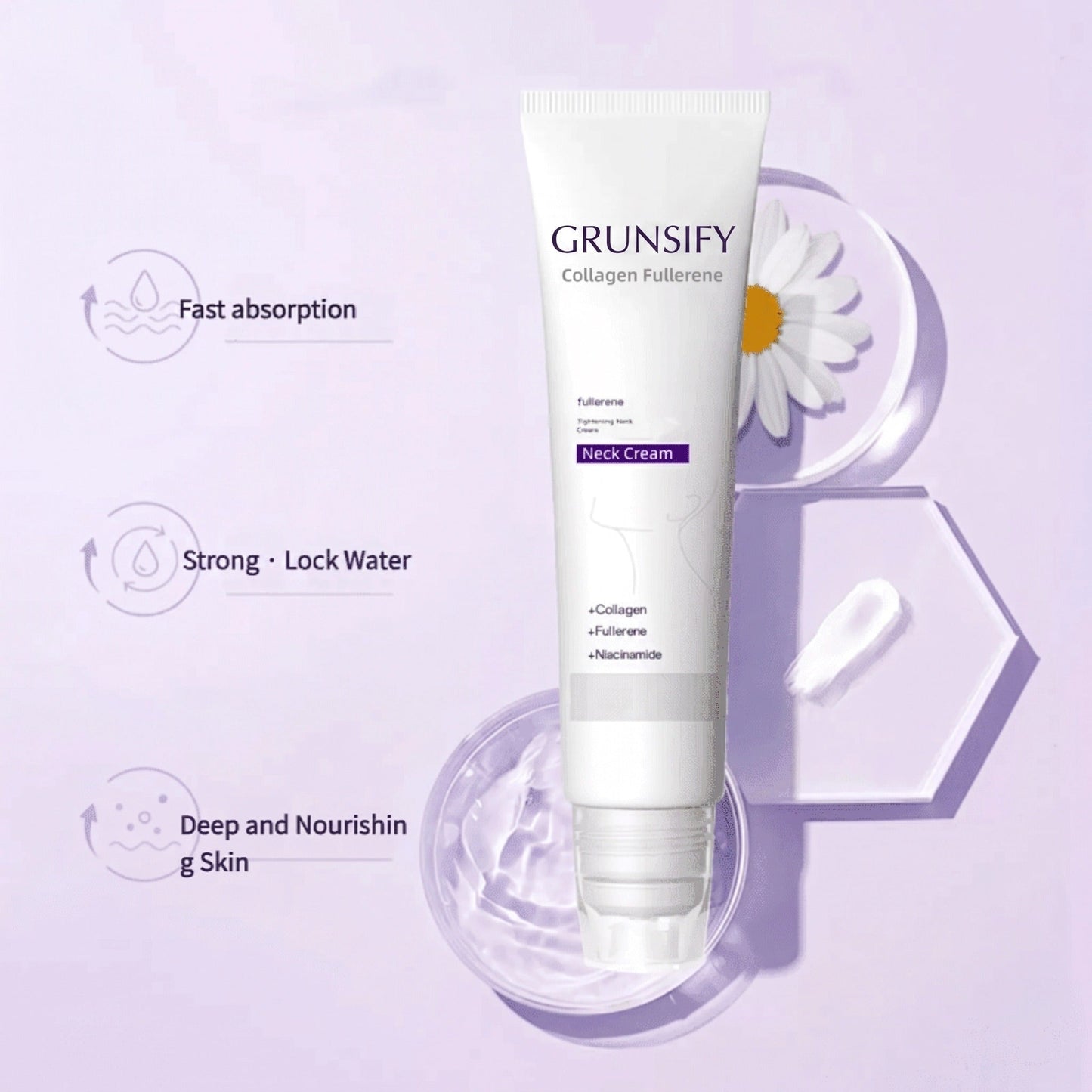 ✨ Instant Neck Lift Cream  — 🧴 Infused with Retinol & Hyaluronic Acid | Firms the Neck, Reduces Wrinkles & Double Chin