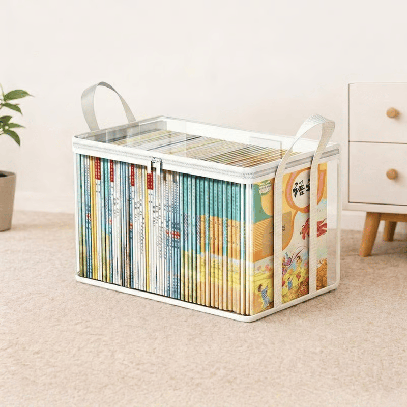🏡 Clear the Mess Fast – Large Transparent Storage Bins for Clothes, Toys & More