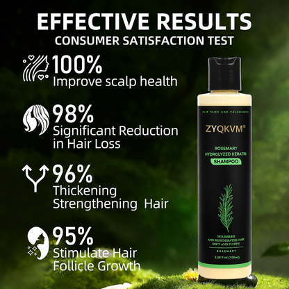 🔥LAST DAY 50% OFF - 🌿ZYQKVM® Organic Rosemary Hair Growth Shampoo