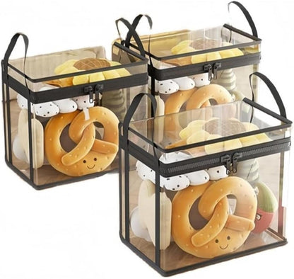 🏡 Clear the Mess Fast – Large Transparent Storage Bins for Clothes, Toys & More