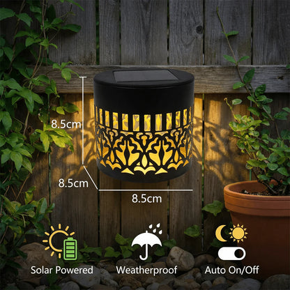Solar Mandala Projector Wall Lights IP65 Waterproof Outdoor Decor Lamp☀️